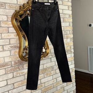 Banana Republic Women's Black  / Gray Wash Slim Jeans Premium Denim Size 29